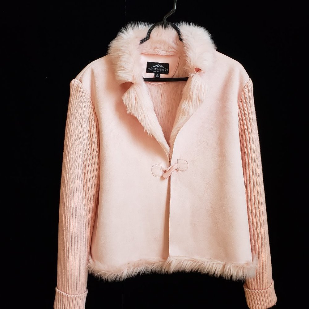 Montanaco Faux Fur Lined Sweater - L